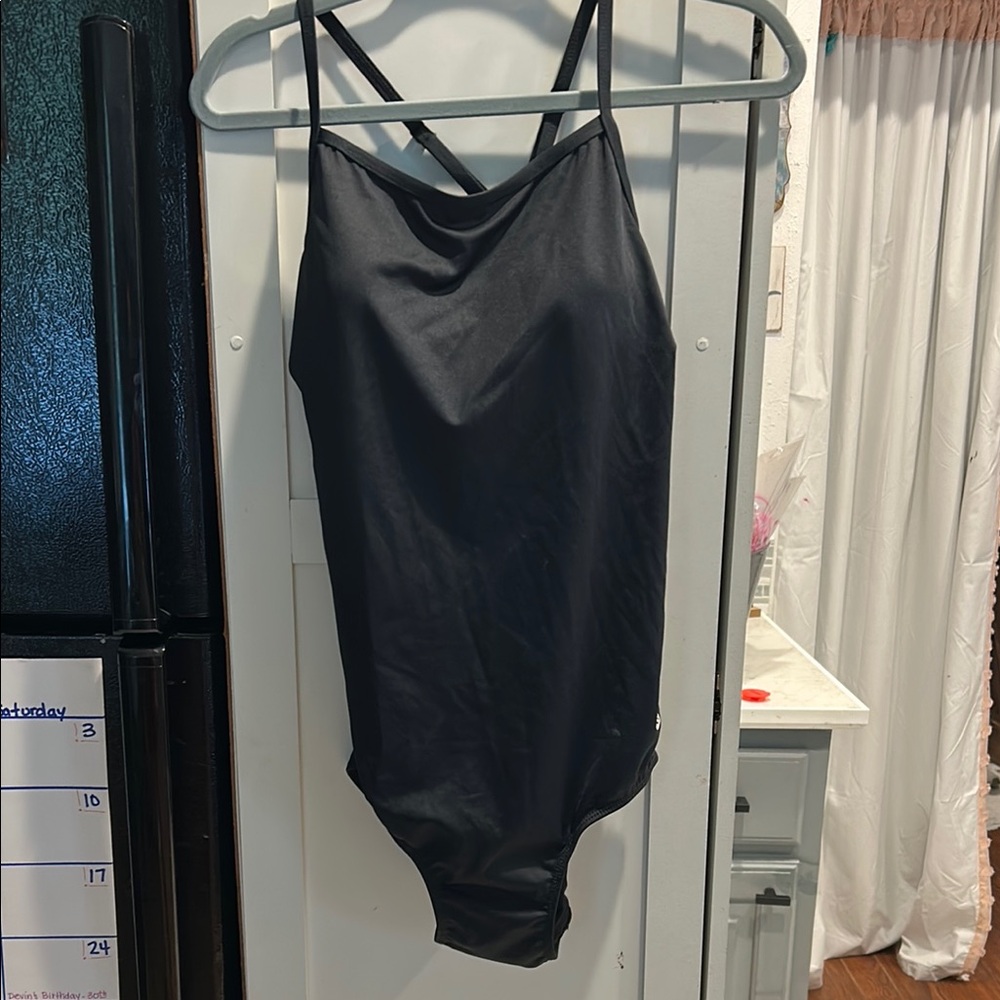 Baleaf Black One Piece Swimsuit with Spaghetti Straps